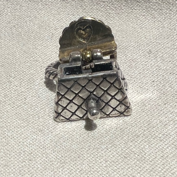 Brighton Multicolor Handbag Fashion Dangle Charm Silver Gold Tones - Picture 4 of 5